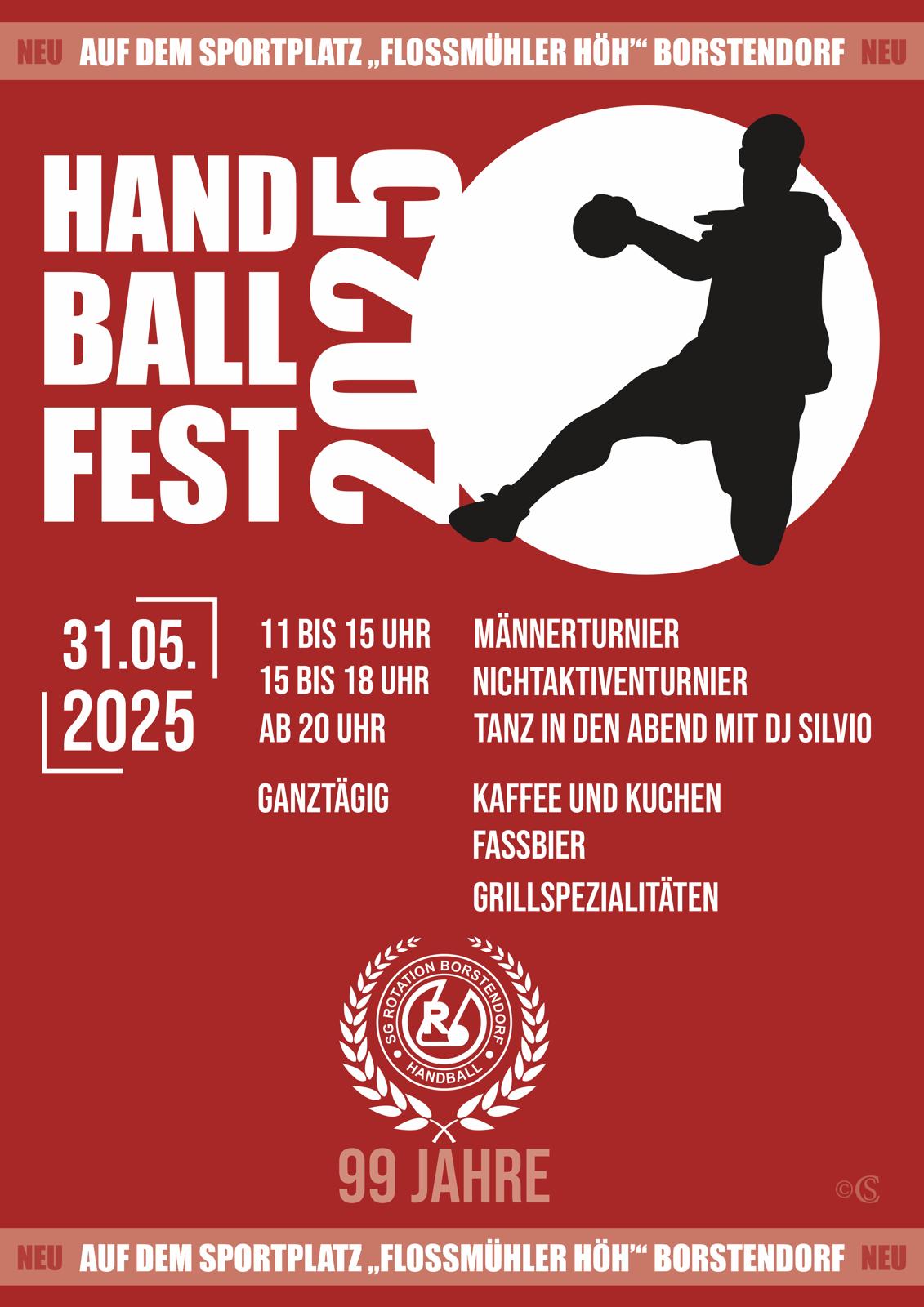 Handballfest 2025 am 31.05.2025