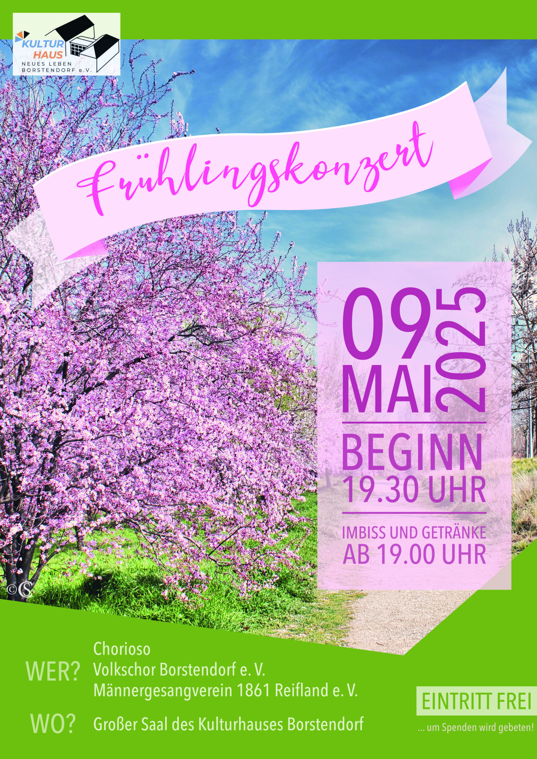 Frühlingskonzert im Kulturhaus Neues Leben am 09.05.2025