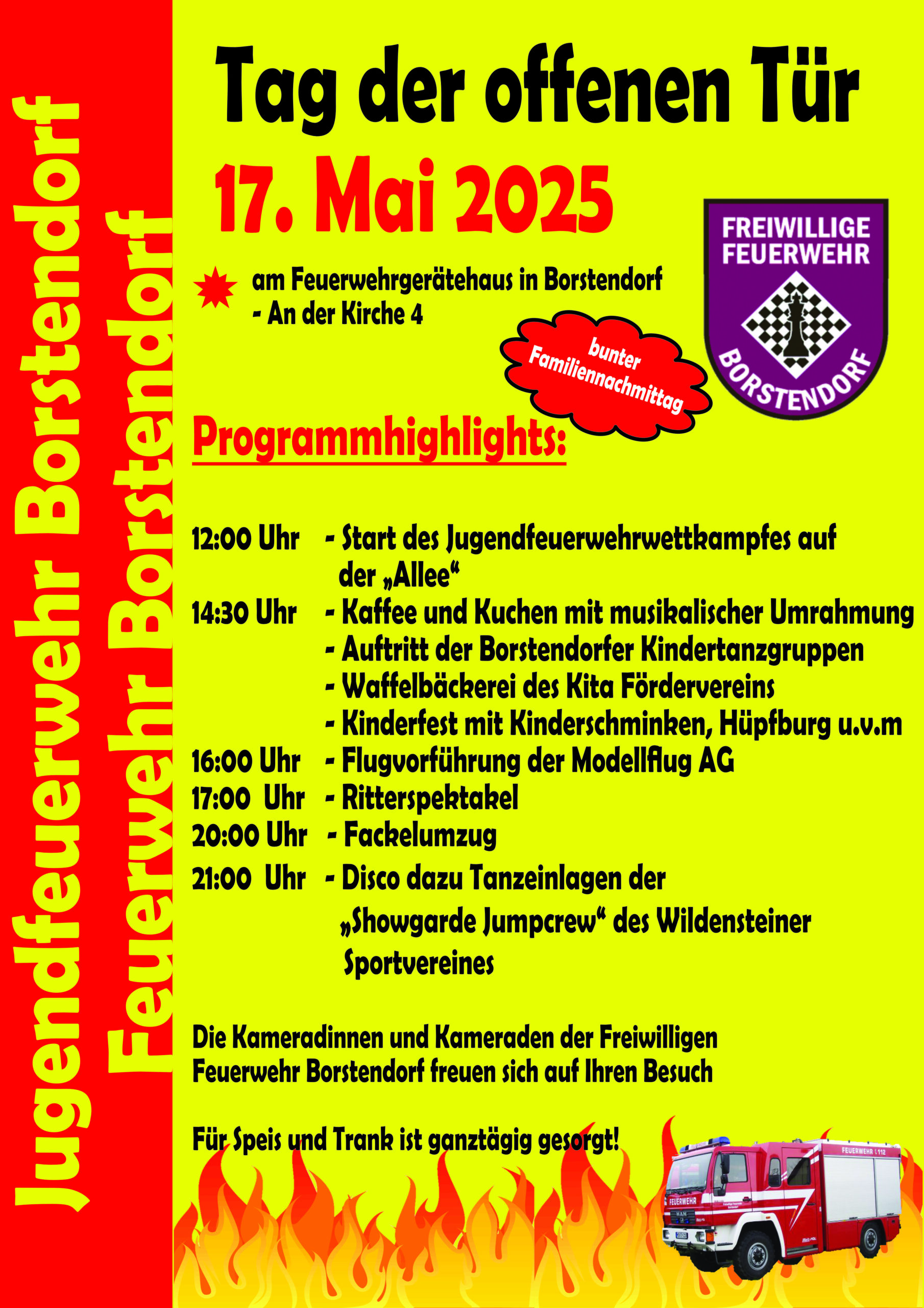 Feuerwehrfest in Borstendorf am 17.05.2025