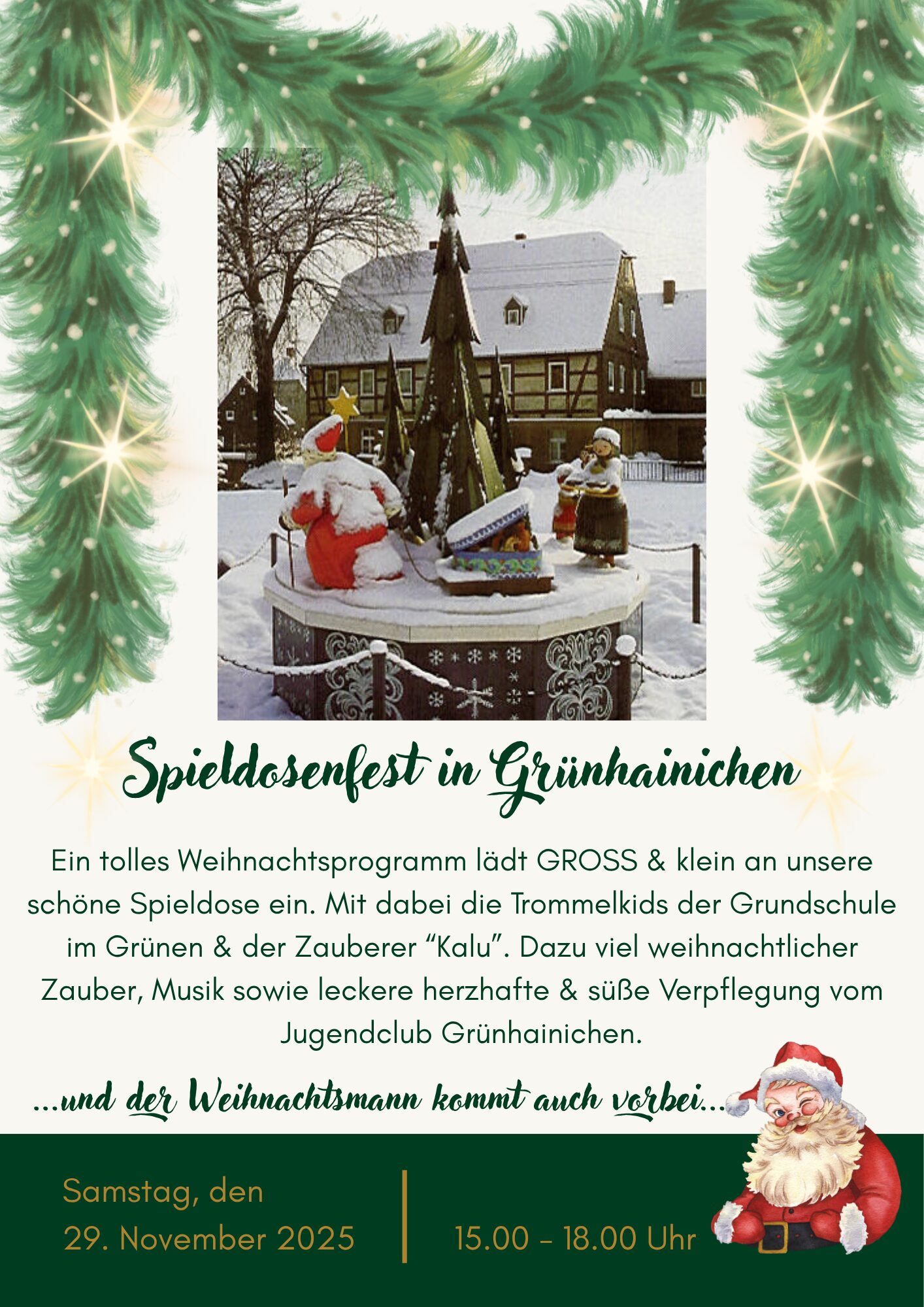 Spieldosenfest in Grünhainichen - am 29.11.25