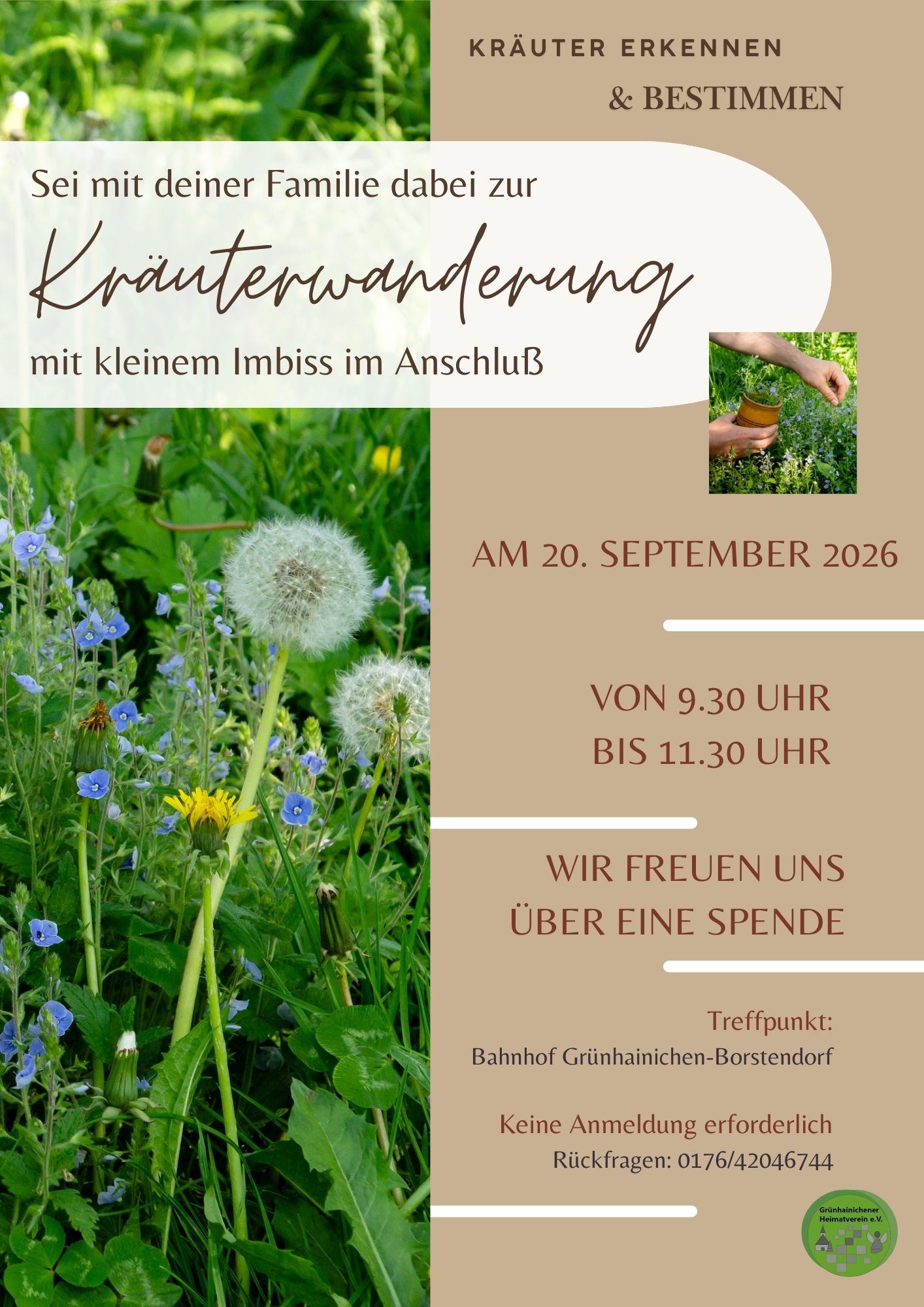Kräuterwanderung am 20.09.26
