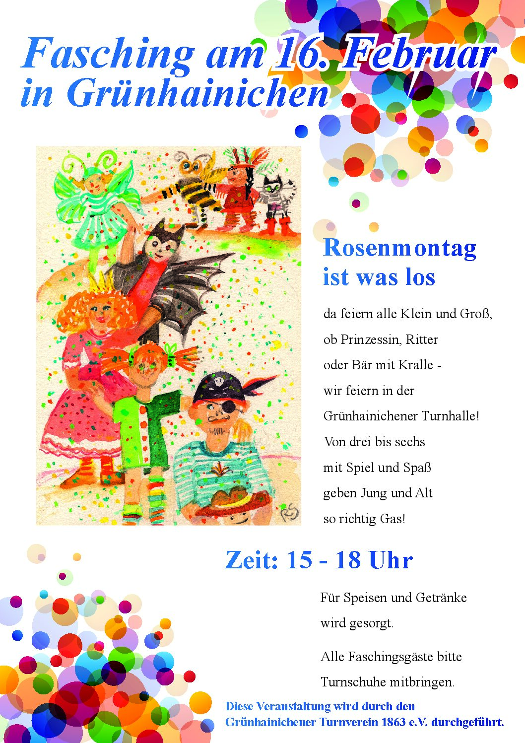 Kinderfasching am Rosenmontag_16.02.2026_in Grünhainichen