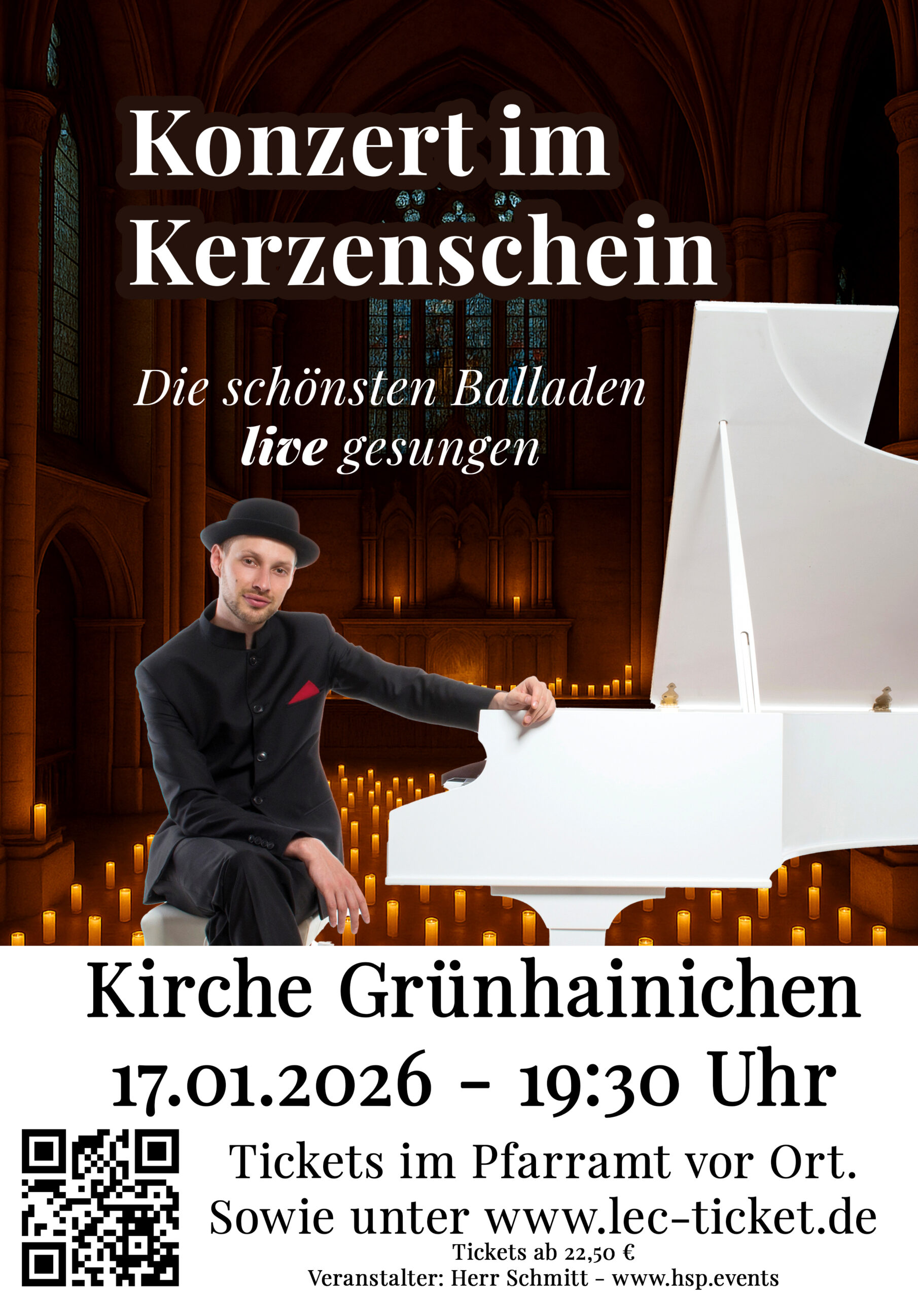 Lichterklang Konzert im Kerzenschein am 17.01.2026