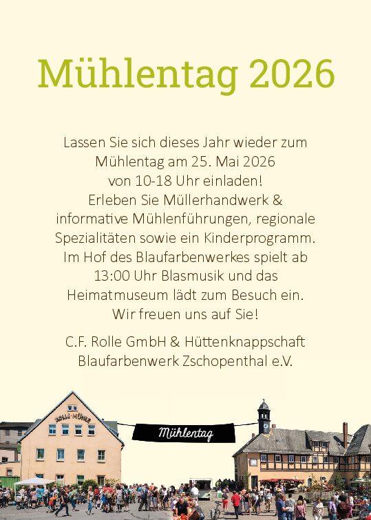 Mühlentag in der Rolle-Mühle Waldkirchen am 25.05.2026